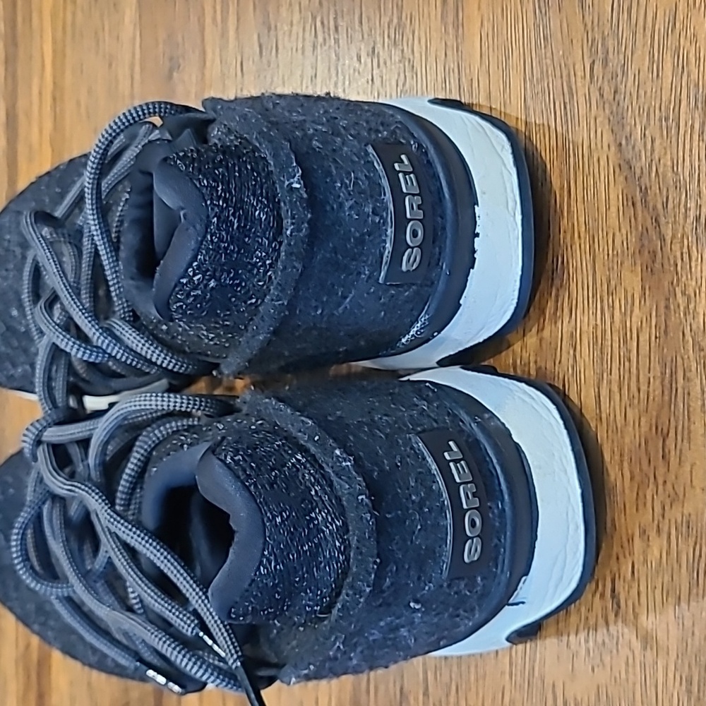 Sorel Gray Kinetic Knit Low Lace Up Women’s Running Shoes Size 9.5 - Picture 4 of 6